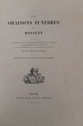 Les orations funèbres de Bossuet su