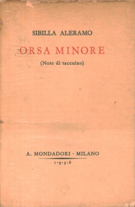 Orsa minore (Note di taccuino)