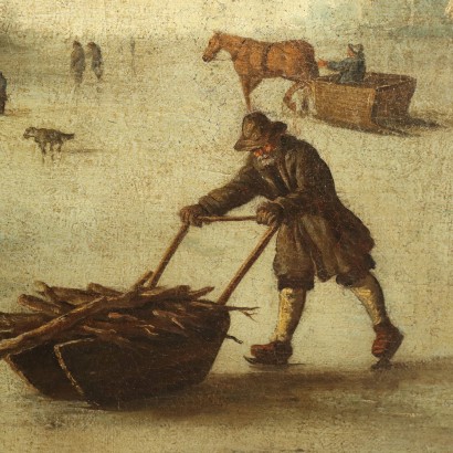 arte, arte italiano, pintura italiana antigua,Pintura atribuida a Thomas Heeremans,Paisaje invernal con figuras en el hielo,Thomas Heeremans,Thomas Heeremans,Thomas Heeremans,Thomas Heeremans,Thomas Heeremans,Thomas Heeremans