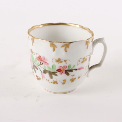 antigüedades, cerámica, antigüedades de cerámica, cerámica antigua, cerámica antigua italiana, cerámica antigua, cerámica neoclásica, cerámica del siglo XIX, servicio de té y café de porcelana