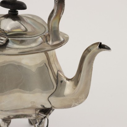 Samovar Ancien Argent Anglais Birmingham \'900 Théière Ancienne