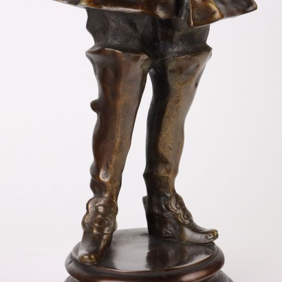 Sculpture Ancienne en Bronze Cyrano de Bergerac France \'900 Entière