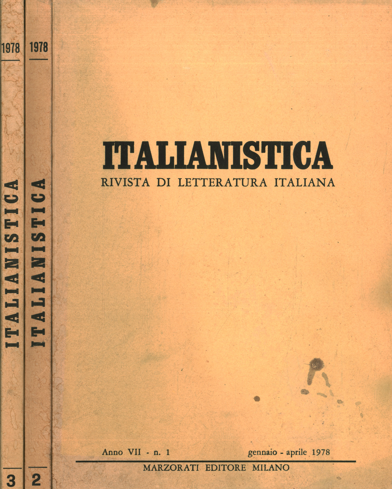 Italianistica: rivista di letteratura ital