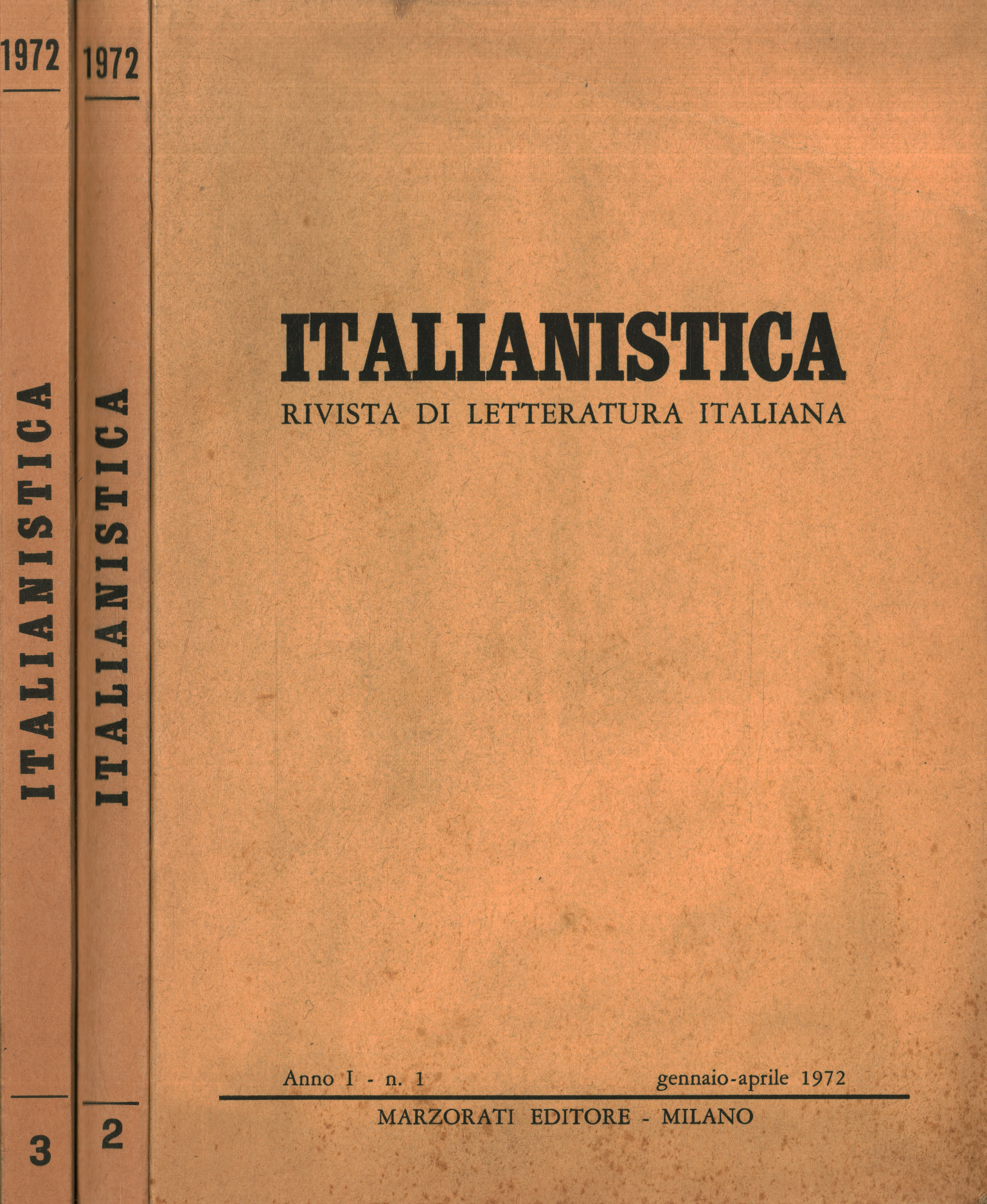 Italianistica: rivista di letteratura ital