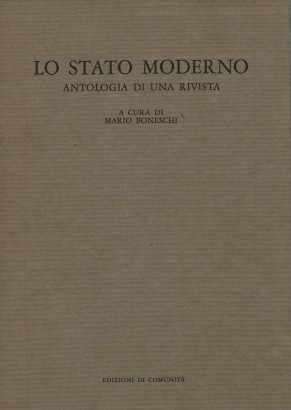 Lo Stato moderno