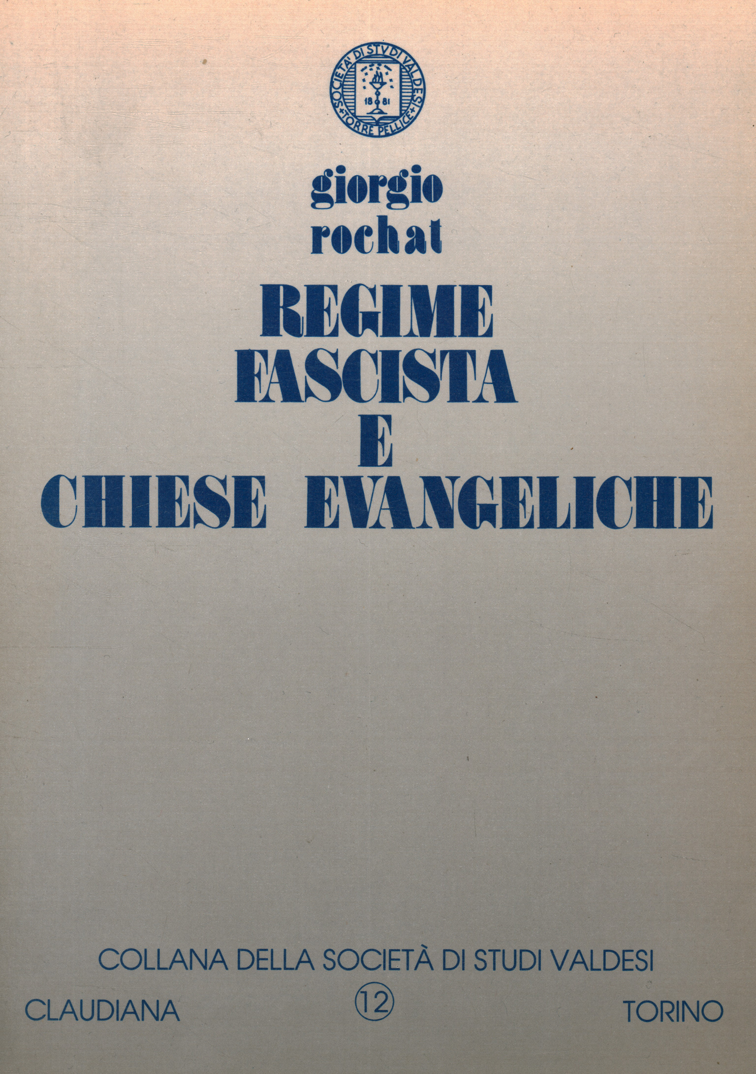 Regime fascista e chiese evangeliche