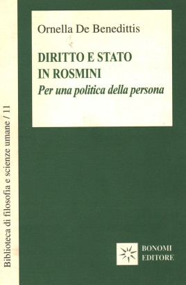 Diritto e stato in Rosmini