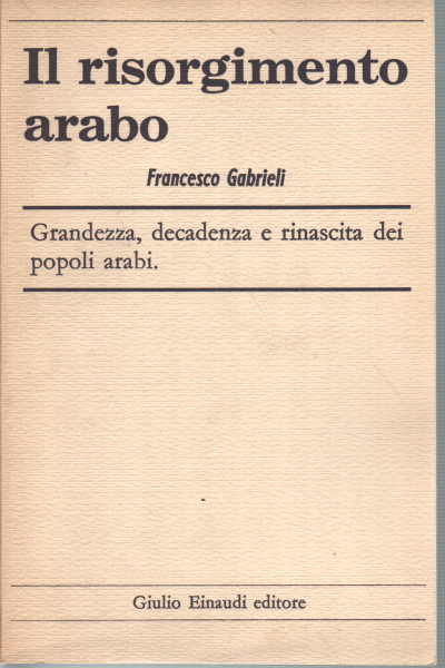 Il risorgimento arabo