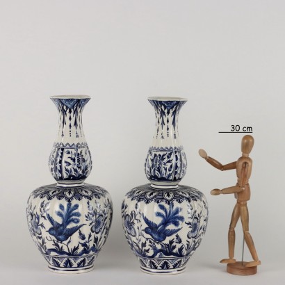 Paire de vases de Delft