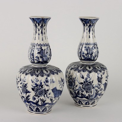 Paire de vases de Delft