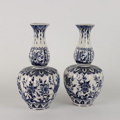 Paire de vases de Delft