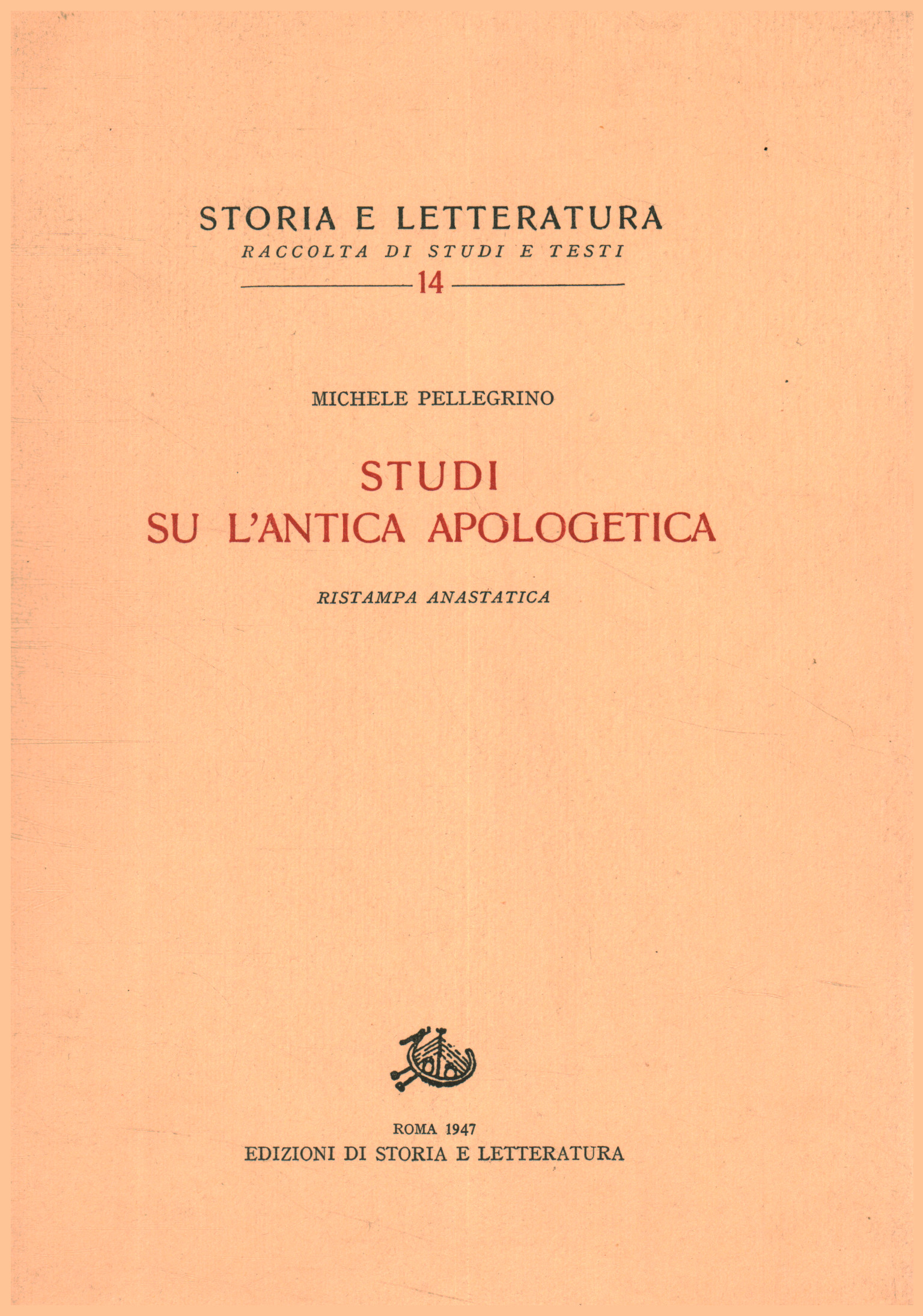 Estudios sobre apologética antigua