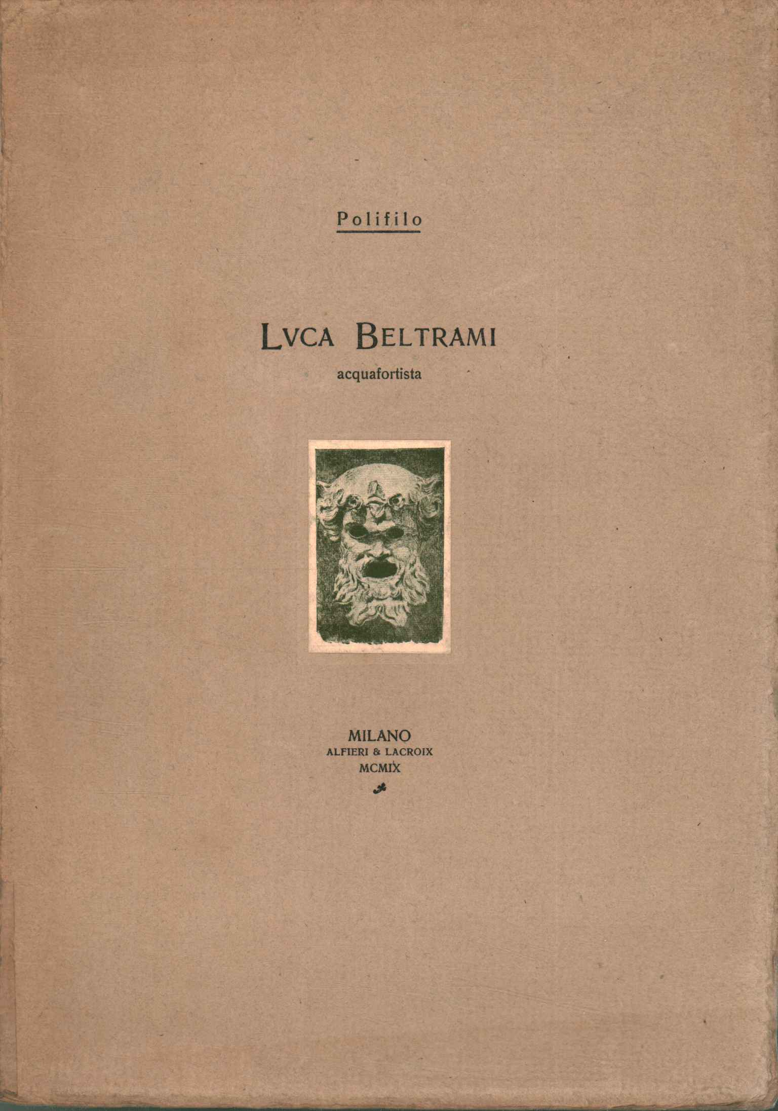 Luca Beltrami etching artist