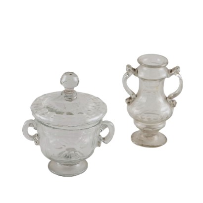 Mur glass cup and small vase