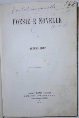 Poèmes et nouvelles