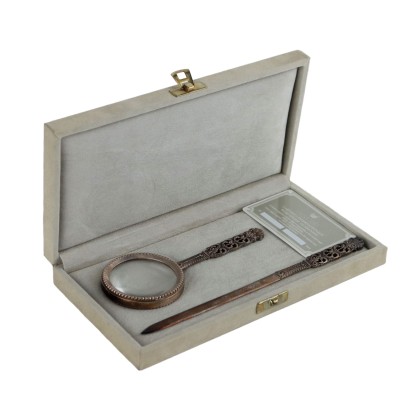 Cesa Aless Silver Desk Set