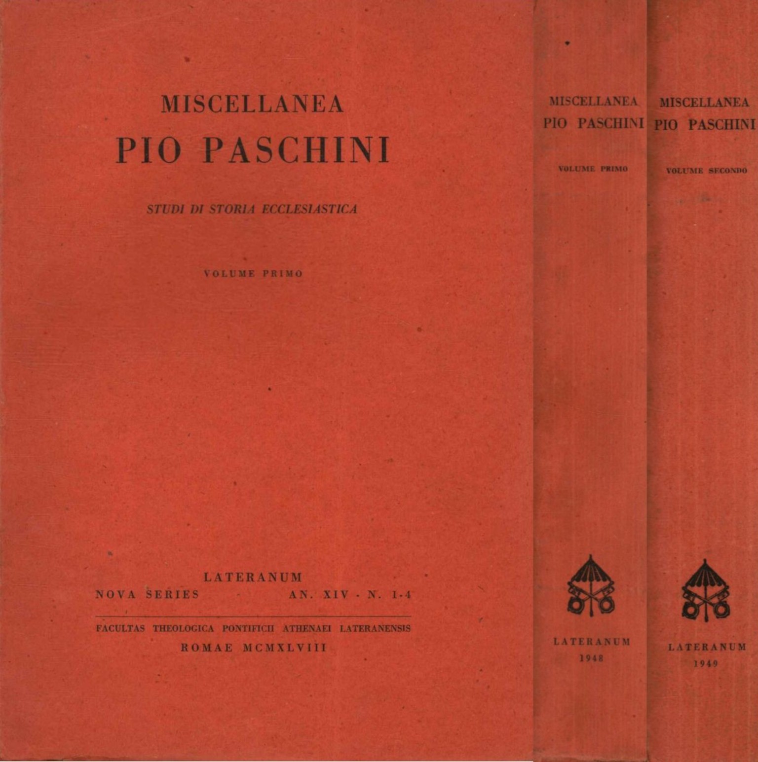 Pio Paschini (2 tomes)