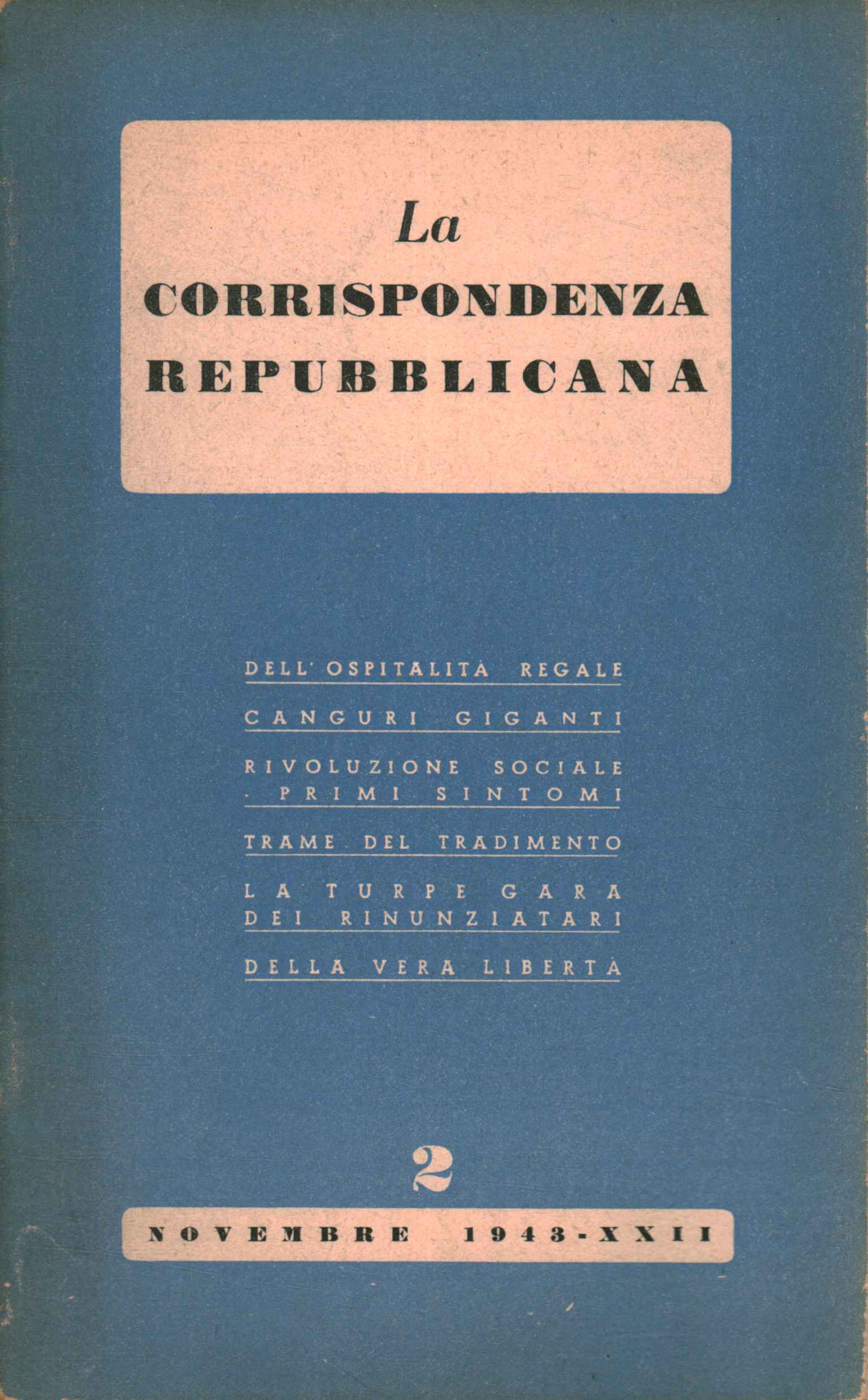 Correspondencia republicana, Correspondencia republicana. 1 de noviembre, correspondencia republicana (1943-XXII)%2,correspondencia republicana (1943-XXII)%2