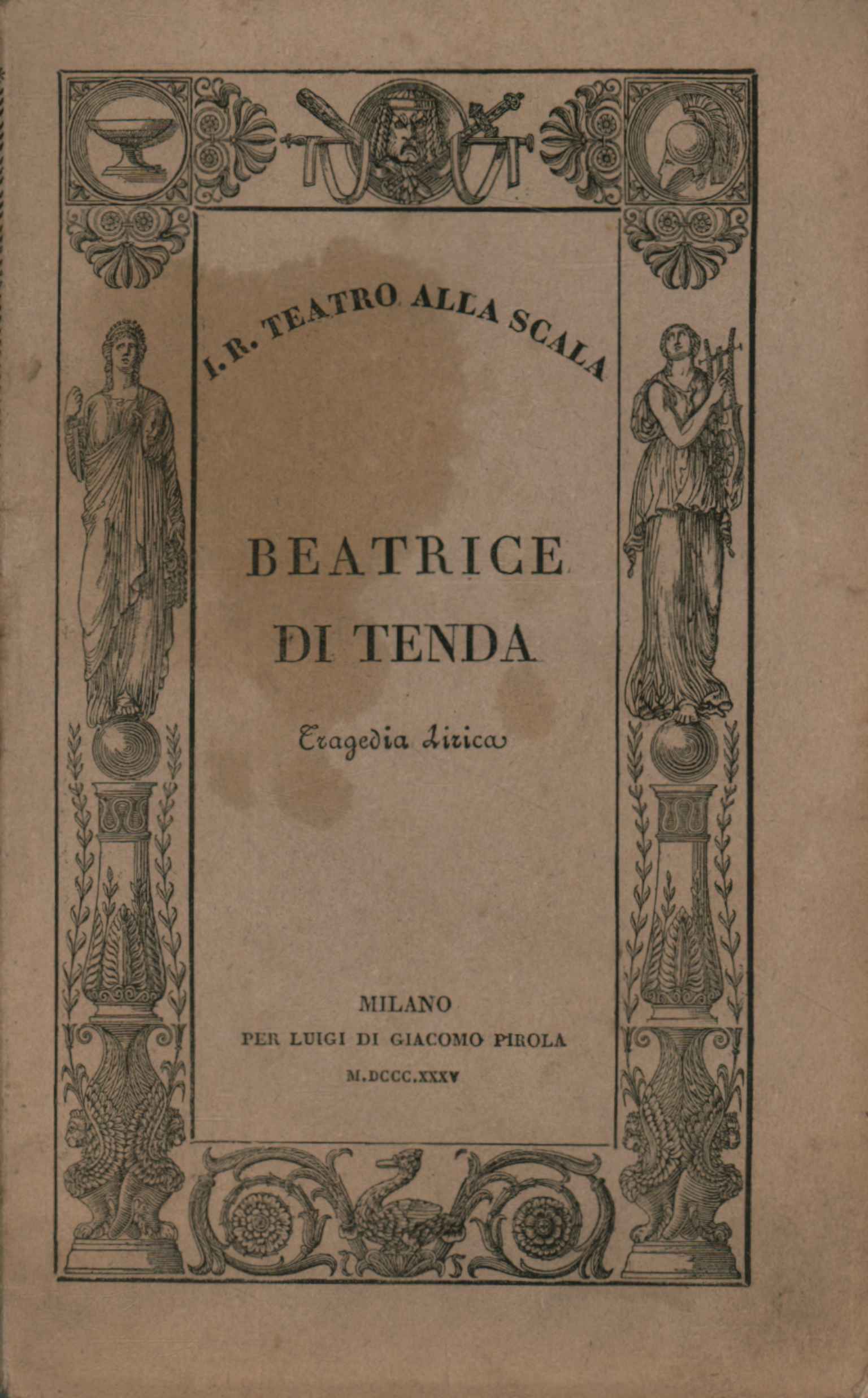 Beatriz de Tenda tragedia lírica en d