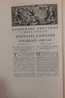 Dionysii Longini De Sublimi Libellus