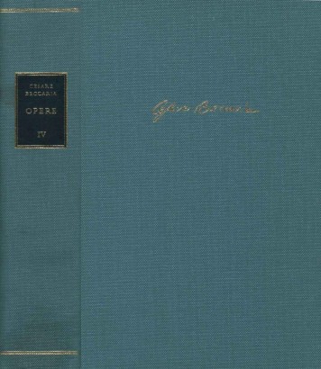 Edizione nazionale delle opere di Cesare Beccaria. Carteggio parte I: 1758-1768 (Volume IV)