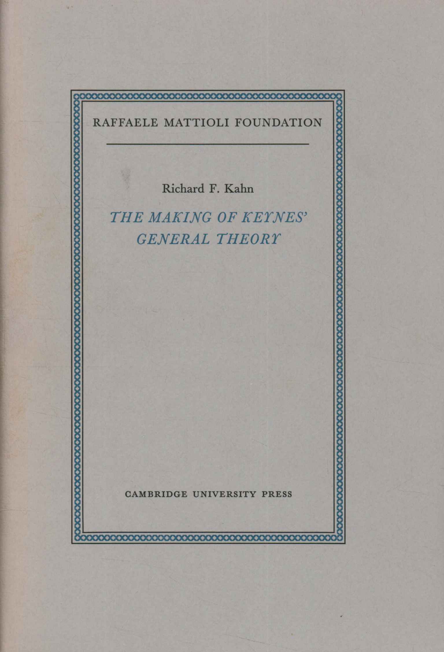 Die Entstehung von Keynes' Genera,Die Entstehung von Keynes' General%.