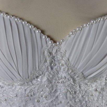 InterTex Abito da Sposa Impero e Pizzo