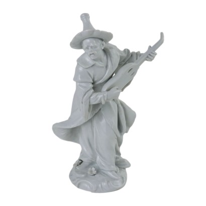 Figura de porcelana blanca de Rudolstadt