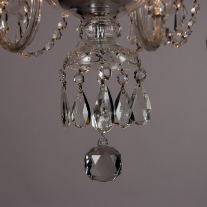 Large Glass Chandelier