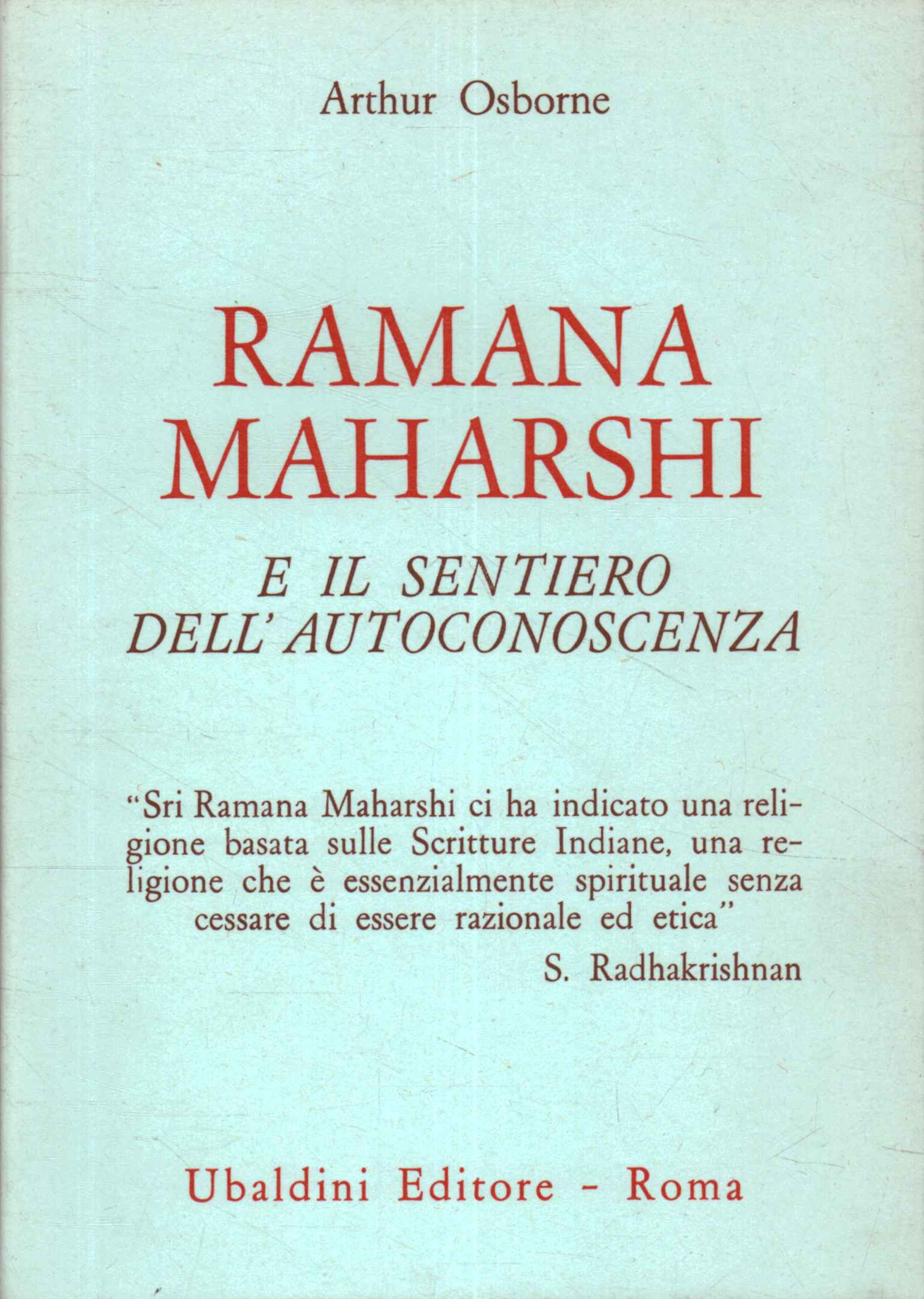 Ramana Maharshi y el camino del apóstol