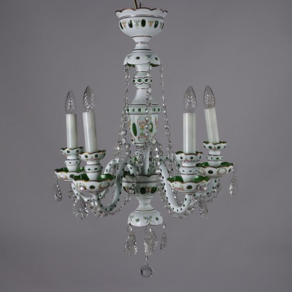 Bohemian glass chandelier