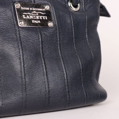 Lanzetti Borsa in Pelle Blu