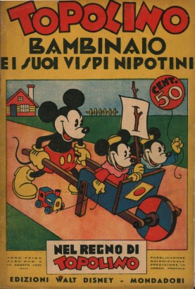 Topolino bambinaio e i suoi vispi nipotini