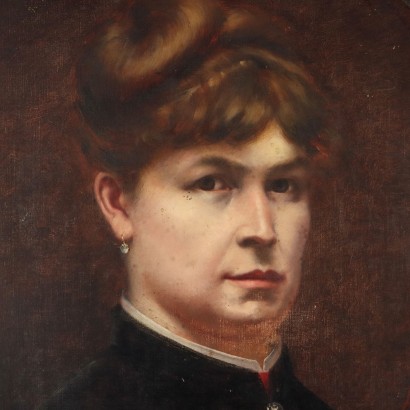 Pintura Retrato femenino 1884