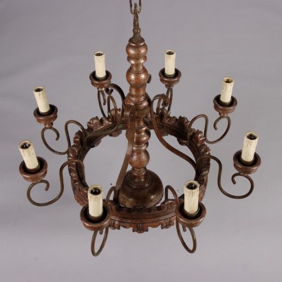 Carved chandelier