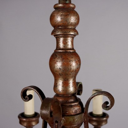 Carved chandelier