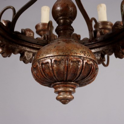 Carved chandelier