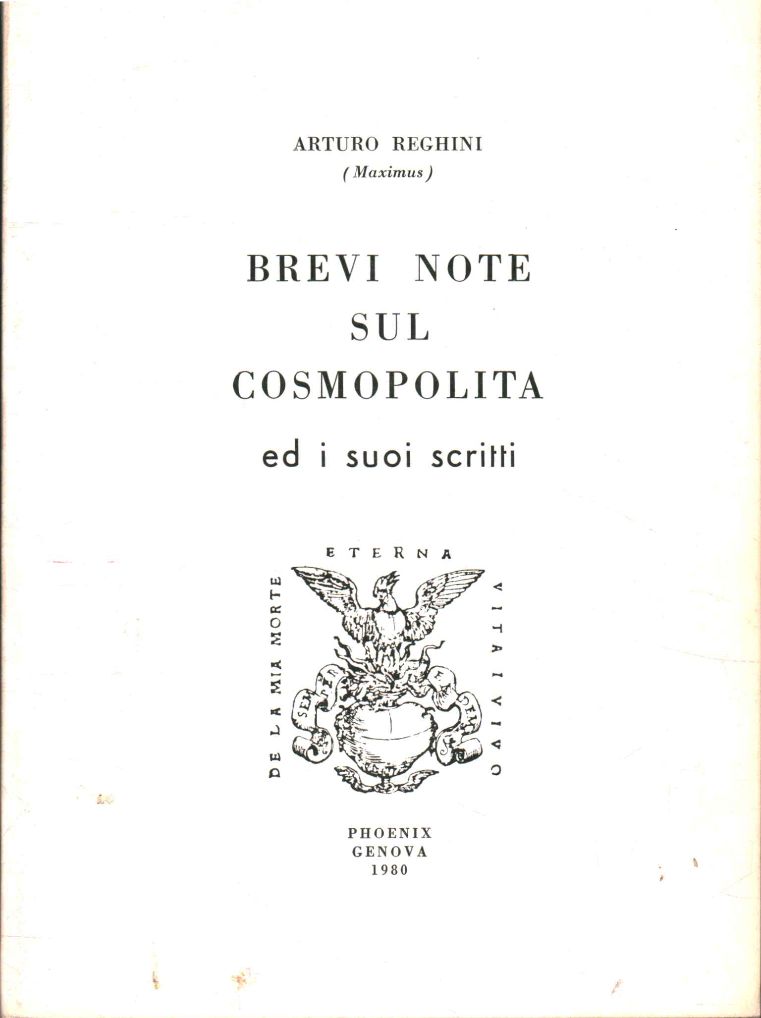 Brèves notes sur le cosmopolite