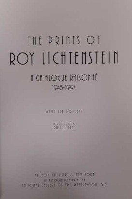 The prints of Roy Lichtenstein