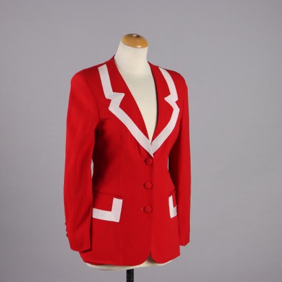 Barato y elegante de Moschino Blazer rojo