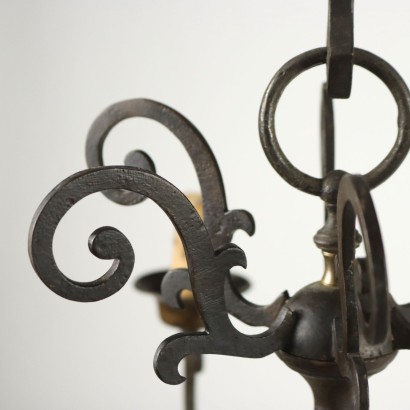 Dutch Bronze Chandelier