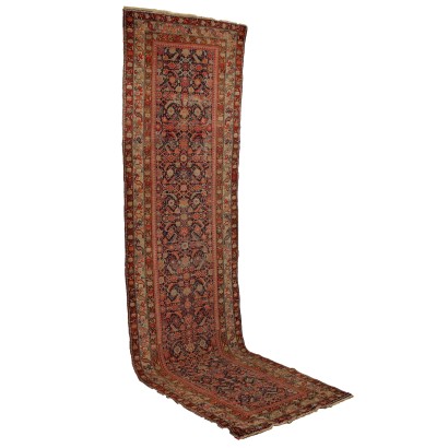 Tapis Ancien en Laine Noeud Fin 389 x 104 cm