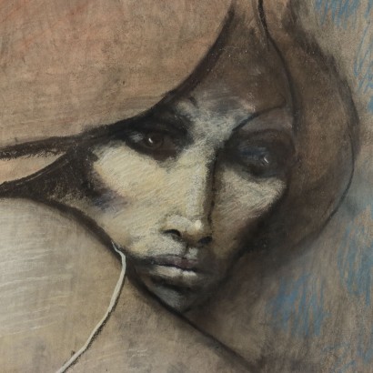 Painting by Fausto Maria Liberatore,Female figure,Fausto Maria Liberatore,Fausto Maria Liberatore,Fausto Maria Liberatore,Fausto Maria Liberatore