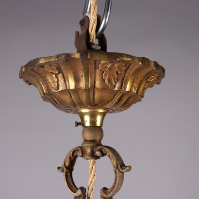 Lustre de style Bronze Doré