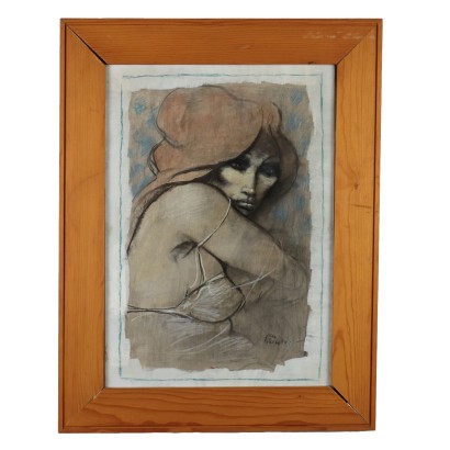 Painting by Fausto Maria Liberatore,Female figure,Fausto Maria Liberatore,Fausto Maria Liberatore,Fausto Maria Liberatore,Fausto Maria Liberatore