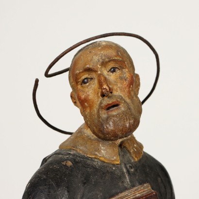 San Filippo Neri Statua Lignea