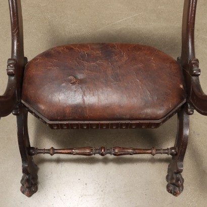 Seat in Neo-Renaissance style