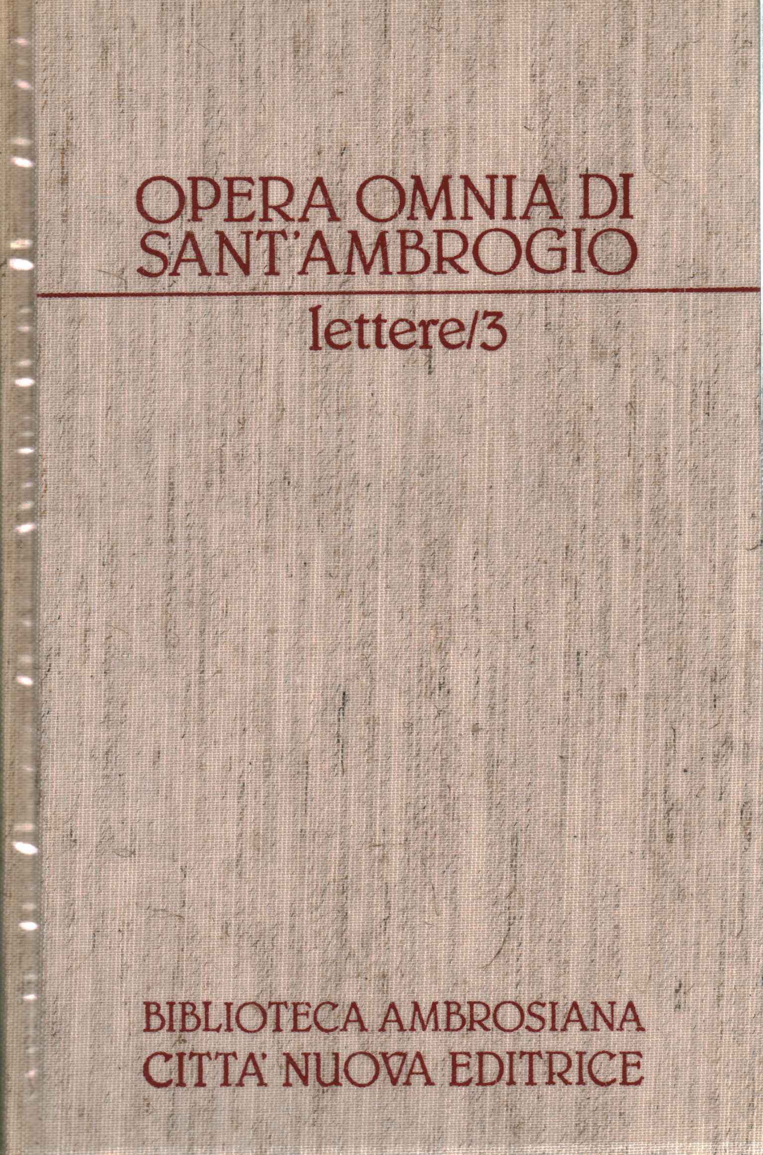 Opera Omnia of Sant'Ambrogio. D