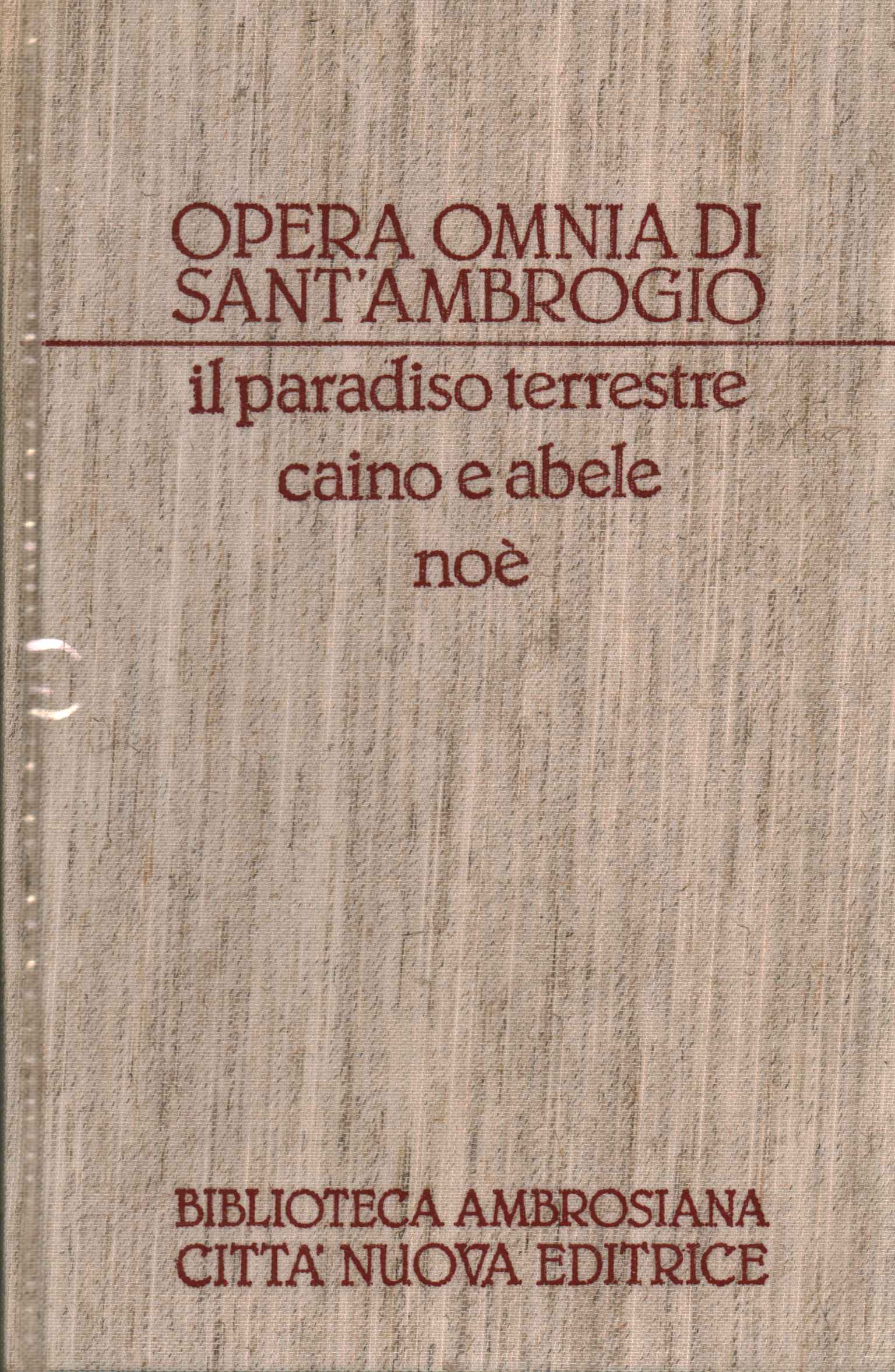 Opera Omnia of Sant'Ambrogio. OR