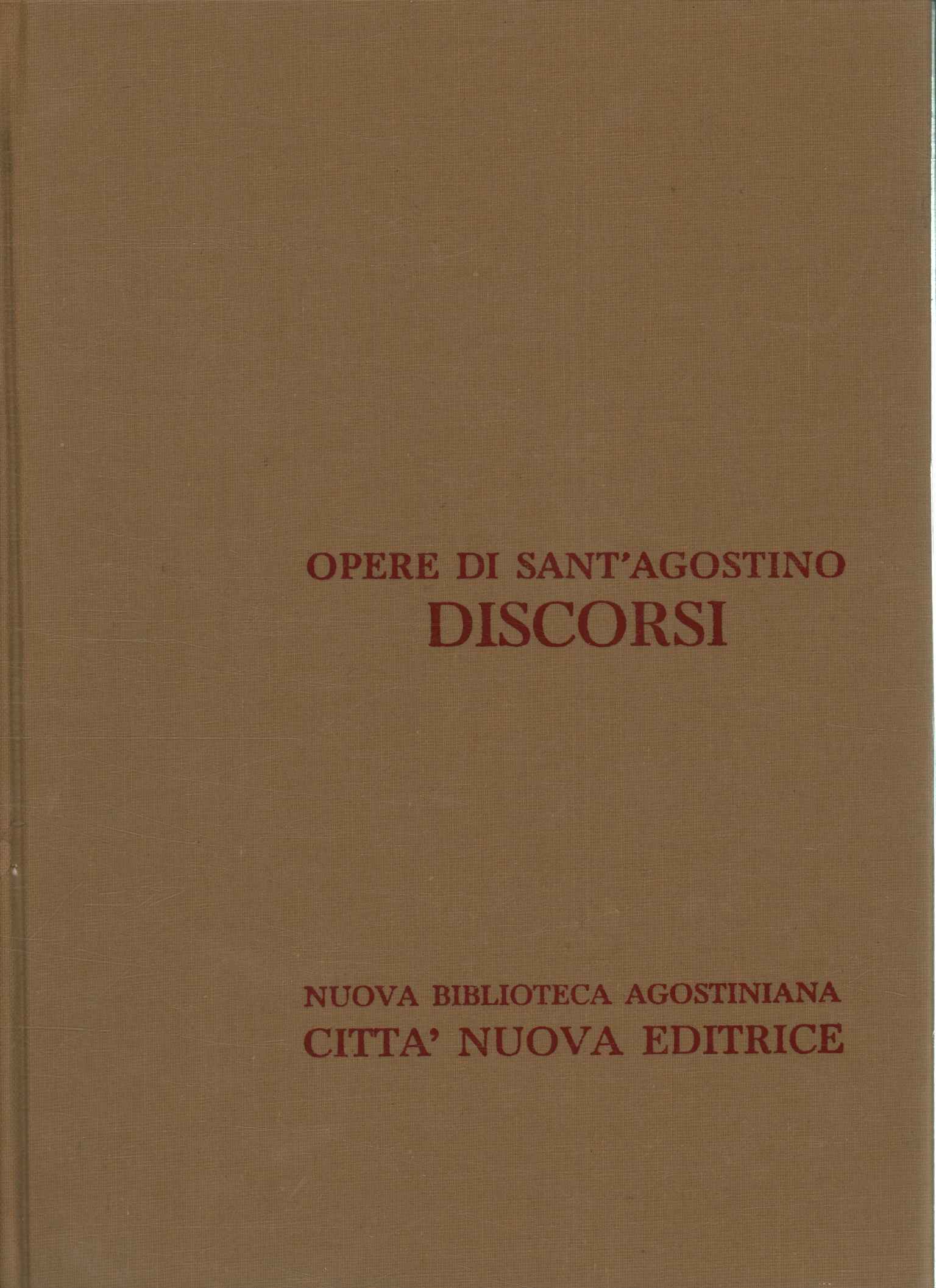 Opere di Sant'Agostino. Discorsi%